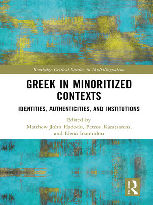 cover image of Greek in Minoritized Contexts